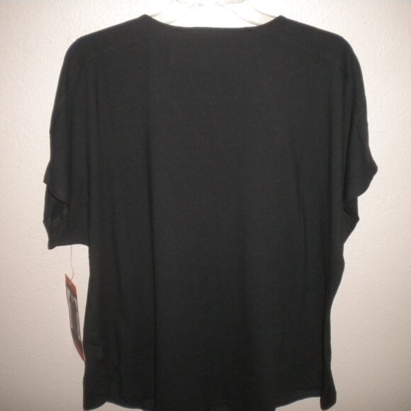 Tranquility by Colorado Clothing Women's Plus Size XXL Black Top Tee NWT - Picture 5 of 5